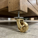 29mm Brass Swivel Castor – 80kg Load Capacity