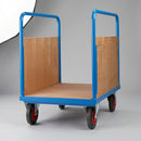 Long Goods Platform Truck 1000 x 600mm with Plywood Sides
