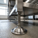 316 Grade Stainless Steel M16 Adjustable Foot – 70mm x 150mm