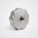 Stainless Steel Handwheel Knob M10 x 50mm Diameter