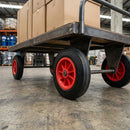 270mm Solid Rubber Trolley Wheel – 25.4mm Bore