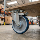 200mm Braked Swivel Castor Polyurethane
