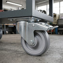 100mm Braked Castor TPR 100kg Load Capacity