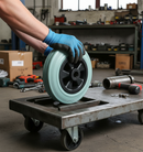 Premium 160mm Diameter Wheel with Grey Rubber Tyre and 135Kg Load Capacity for Heavy Duty Applications