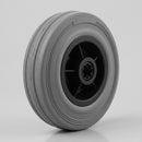 125mm Non Marking Grey Rubber Wheel 12mm Bore