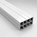 White Steel Square Tube 25 x 25mm - 3m Lengths (Pack of 8)