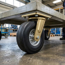 306mm Swivel Castor - 700kg Load Capacity, Ribbed Tread