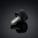 Male Thumbscrew Knob M5 x 15mm Thread Length