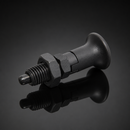 Steel Spring Plunger M12 with Locking Rest Position