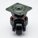 50mm Levelling Castor - Plate Fitting with 125kg Capacity