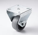 75mm Fixed Castor Grey Rubber