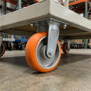 200mm Fixed Castor with Ergonomic Wheel – 544kg Load Capacity