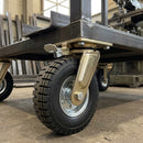 250mm Directional Lock Castor - Elastic Rubber Wheel