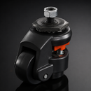 63mm Levelling Castor – Stem Fitting with 250kg Dynamic Load