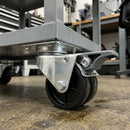 50mm Twin Wheel Braked Castor – 60kg Load Capacity