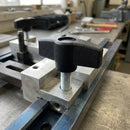 M8 x 30mm Male Wing Knob - 60mm Diameter, 30mm Height