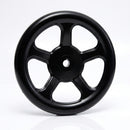 Spoked Pressed Steel Control Handwheel 200mm Diameter