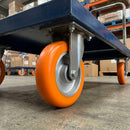 150mm Ergonomic Wheel - Soft Polyurethane, 454kg Load Capacity