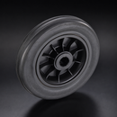 125mm Rubber Wheel with 12mm Bore for Industrial Use