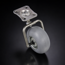 Caster Assembly 30cm Wheel & Mounting Plate