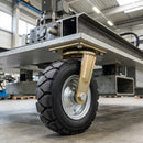 405mm Swivel Castor - Elastic Rubber Wheel, 950kg Load Capacity