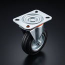 150mm Pressed Steel Swivel Castor – 130kg Load Capacity