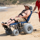 All Terrain Reclining Beach Wheelchair 182kg Load Capacity