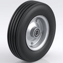 405mm Elastic Rubber Wheel – 30mm Bore, Multi-Rib Tread