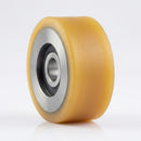 70mm Polyurethane Guide Roller – 20mm Bore, 34mm Tread
