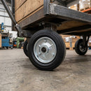 200mm Heavy Duty Rubber Trolley Wheel – 250kg Load Capacity