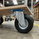 260mm Heavy Duty Puncture Free Swivel Braked Castor