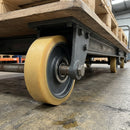 75mm Polyurethane Wheel on Cast Iron Centre – 20mm Bore