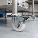 75mm Bolt Hole Nylon Castor with Brake, 70kg Load Capacity