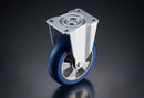 150mm Fixed Castor – Polyurethane Wheel, Aluminium Centre