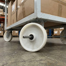125mm Nylon Wheel - 15mm Bore with Roller Bearing