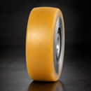 40mm Yellow Polyurethane Guide Roller – 10mm Bore, 15mm Tread