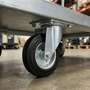 125mm Pressed Steel Swivel Castor – 110kg Load Capacity