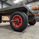 220mm Pneumatic Wheel – Diamond Tread, 20mm Bore