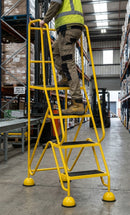 Classic 4 Step Mobile Safety Steps 1680hx556wx1005mm