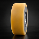 60mm Yellow Polyurethane Guide Roller – 20mm Bore