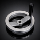 Spoked Aluminium Control Handwheel 160mm Diameter 14mm Bore