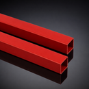 Red Steel Square Tube 25 x 25mm, 3m Length (Pack of 2)