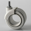 65mm Designer Furniture Castors M8x15 Stem