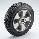 250mm Rubber Wheel on Aluminium Centre – 20mm Bore