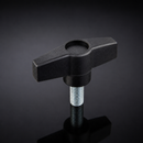 Male Wing Knob 40mm Diameter, M8 x 25mm Thread Length