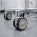 Drip Stand Castors 65mm with M10×25 Threaded Stem