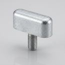 Stainless Steel Male Wing Knob M8 x 36mm Diameter