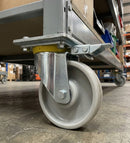 200mm Directional Lock Castor White Nylon 400kg Load Capacity