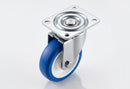 200mm Stainless Steel Swivel Castor – Polyurethane Wheel