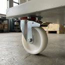 80mm Pressed Steel Directional Brake Castor – 120kg Capacity